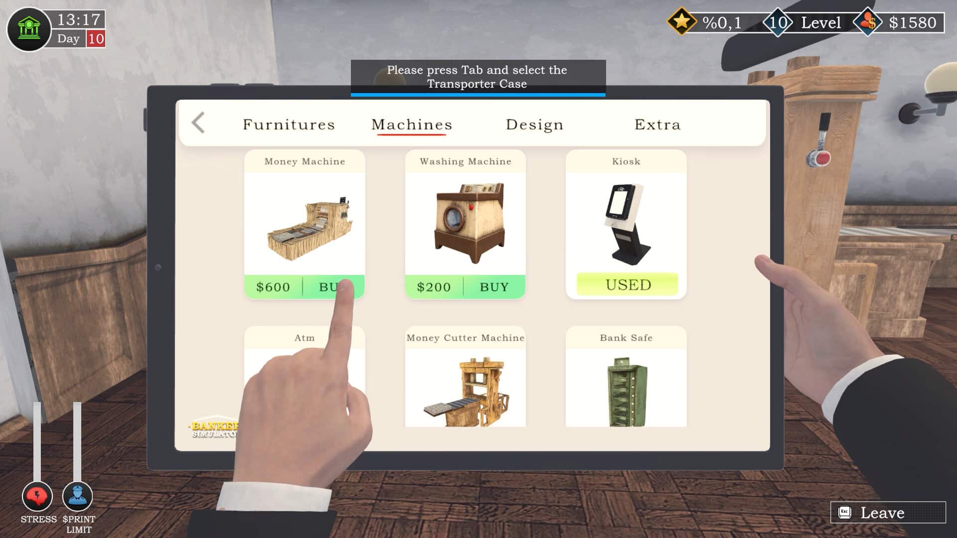 Banker Simulator