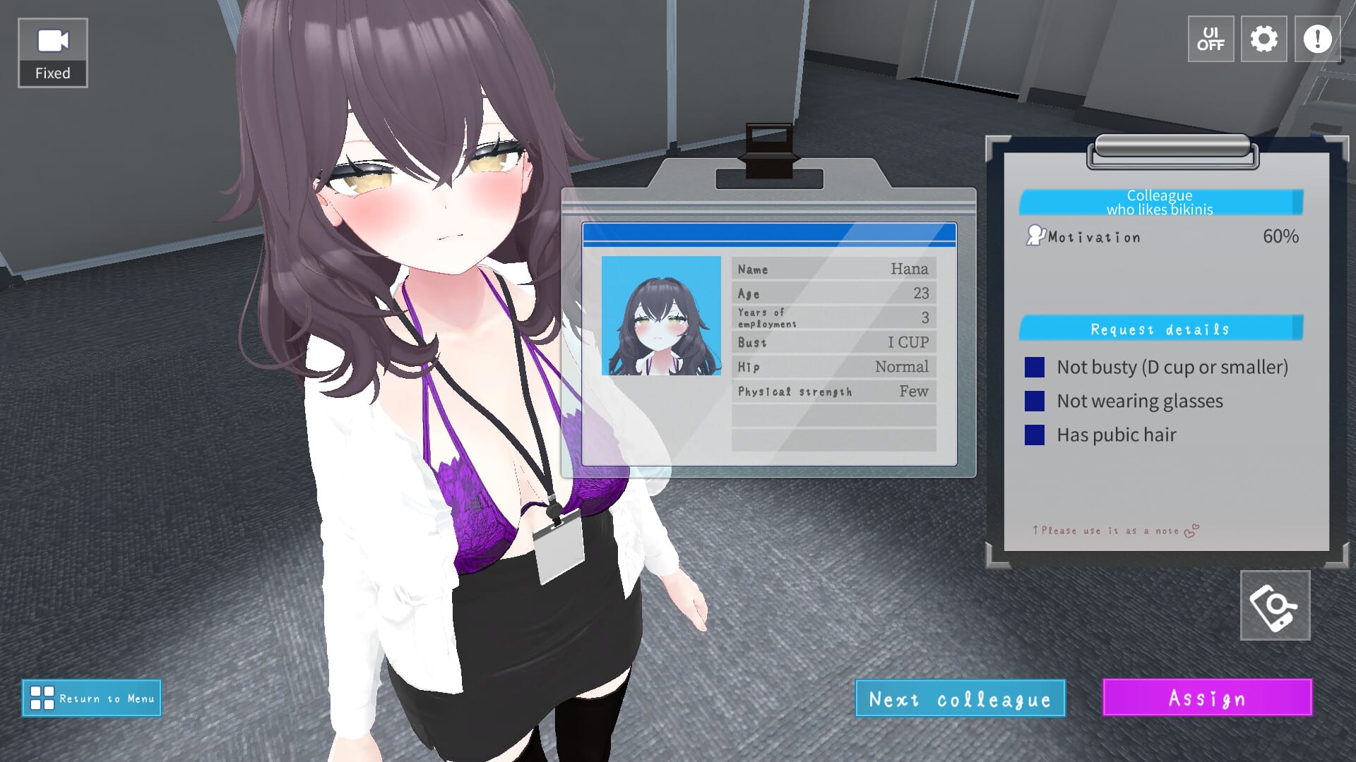 Let's Start Managing the Sexual Relief Department!