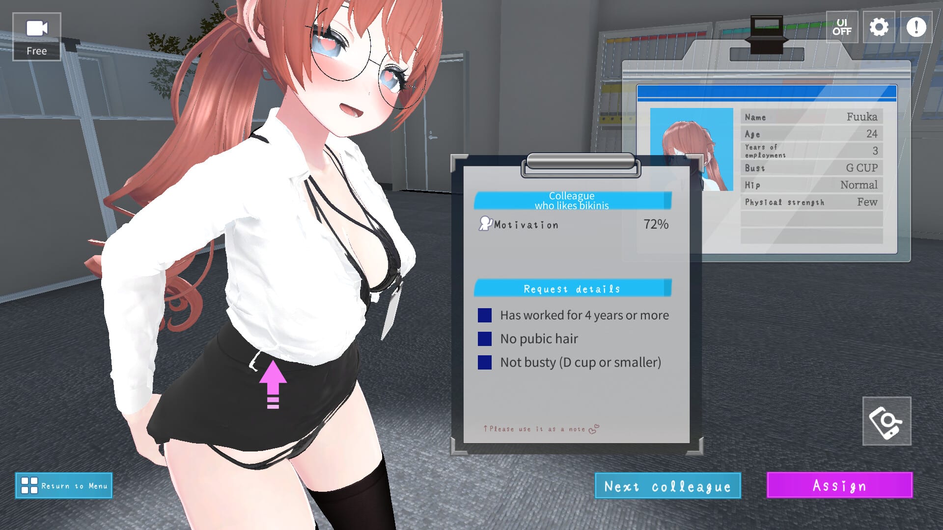 Let's Start Managing the Sexual Relief Department!