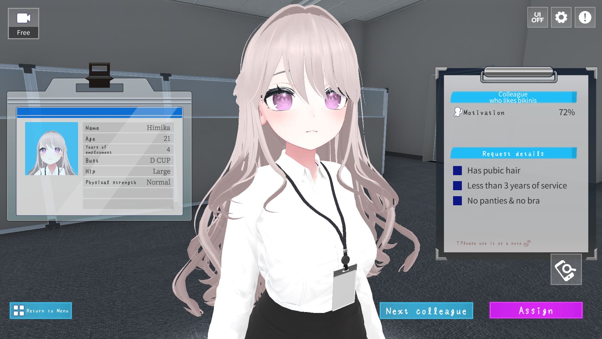 Let's Start Managing the Sexual Relief Department!