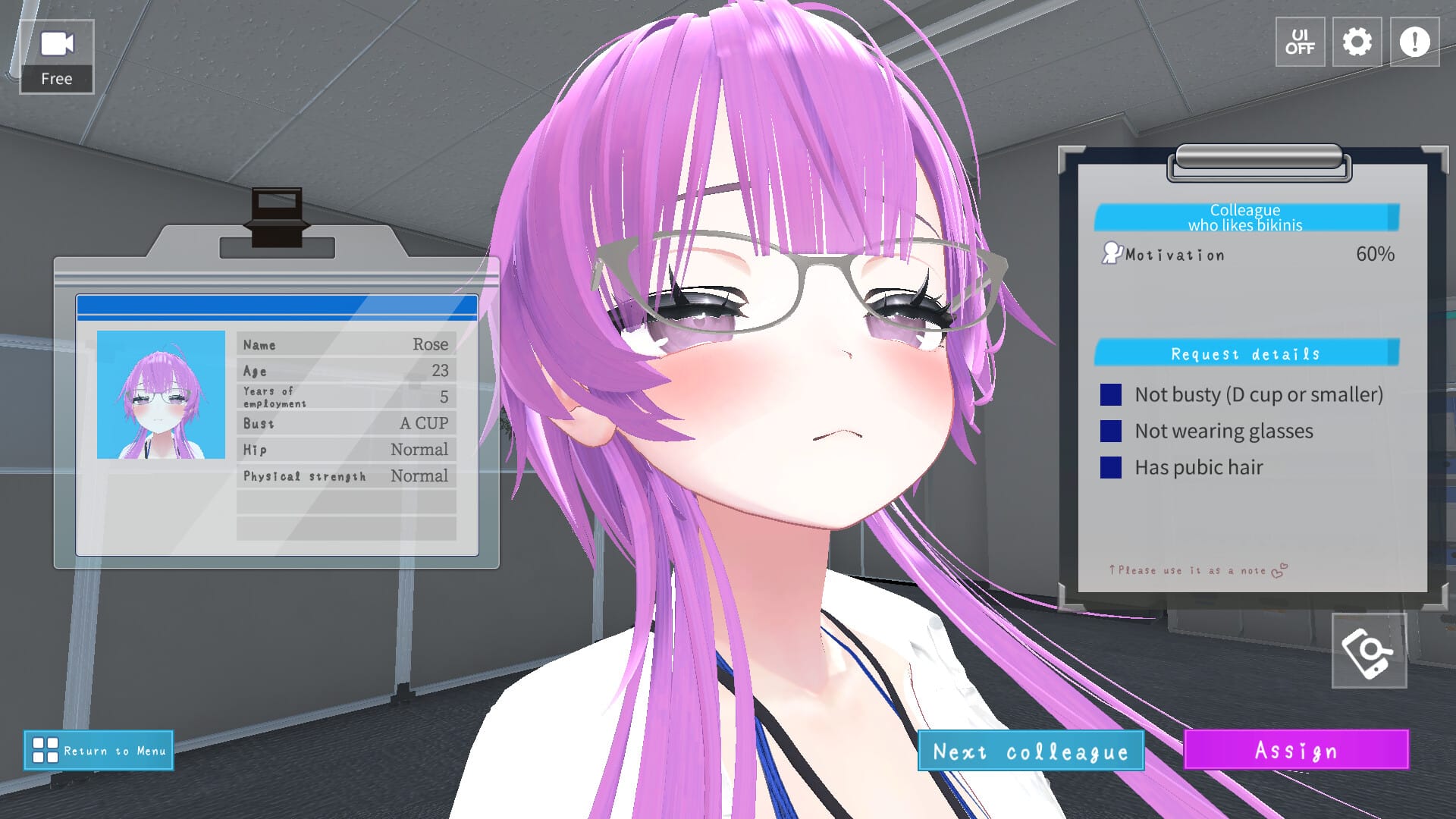 Let's Start Managing the Sexual Relief Department!