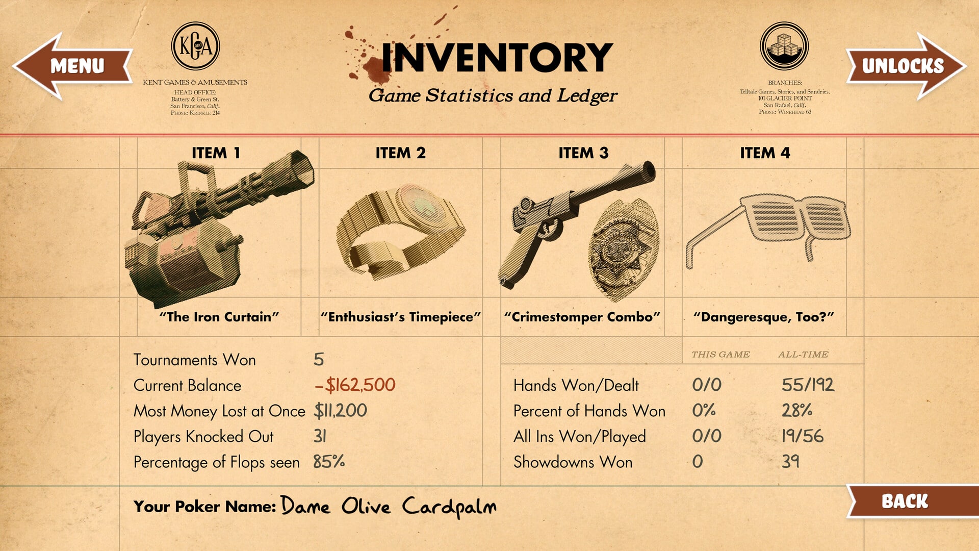 Poker Night at the Inventory